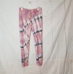 Young Fabulous & Broke Pink Tie-Dye Jogger Pants